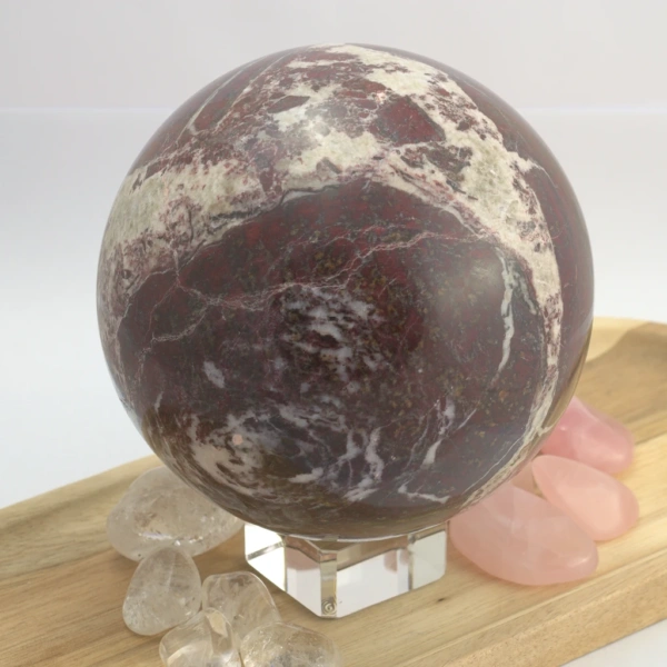 Onyx červený - koule 12,5 cm (1950g) - Image 3